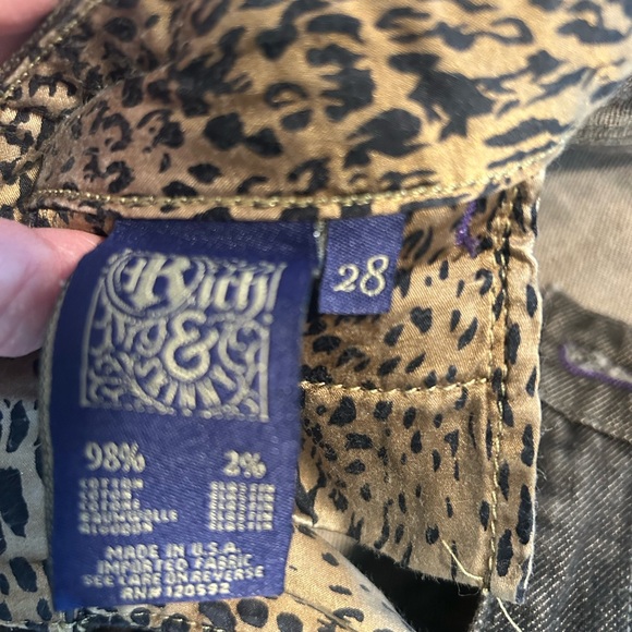 Rich & Skinny black Jeans; wide leg - Picture 3 of 8